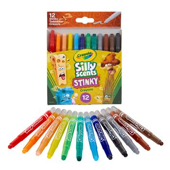 12 Ct Stinky Scents Mini Twistables, BIN529610