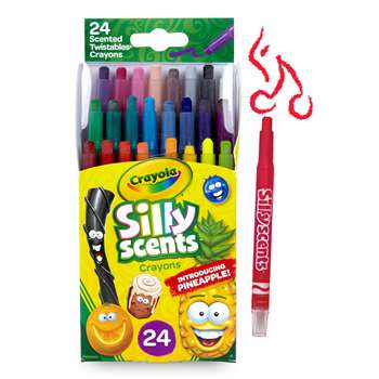 24Ct Mini Twistables Scented Crayns Silly Scents, BIN529624