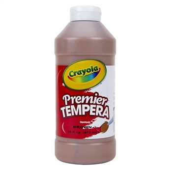 16OZ BROWN CRAYOLA PREMIER TEMPERA - BIN541216007