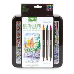 16Ct Brush & Detail Markers Dual-Tip, BIN586501