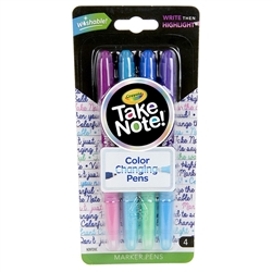 4CT COLOR CHANGING HIGHLIGHTER PENS - BIN586635