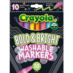 10CT BROAD MARKERS BOLD AND BRIGHT - BIN587735