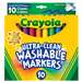 10Ct Washable Color Max Markers Broad Line Ultra-Clean - BIN587851