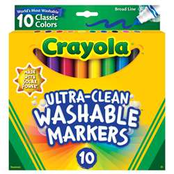 10Ct Washable Color Max Markers Broad Line Ultra-C, BIN587851