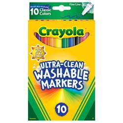10Ct Fine Line Color Max Markers Ultra-Clean Washa, BIN587852