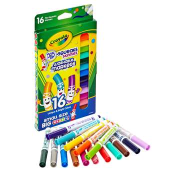 Crayola Pip-Squeaks Skinnies Markers - 16 Pack By Crayola