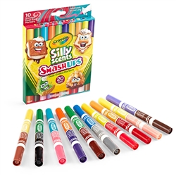 10CT DUAL MARKERS SILLY SCENTS - BIN588342