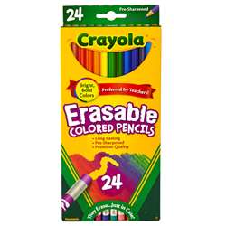 24 Ct Erasable Colored Pencils By Crayola