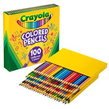 Crayola Colored Pencils 100 Colors, BIN688100