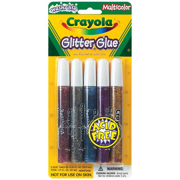 Washable Glitter Glue Multicolor By Crayola
