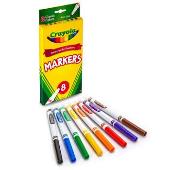 Original Drawing Markers 8 Color By Crayola