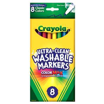Washable Drawing Marker 8 Colors By Crayola
