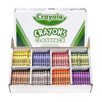 400 Large Size Crayon Classpack By Crayola