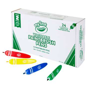 Classpk Tripod Paintbrush Pens My First Crayola, BIN818124