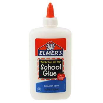 Elmers School Glue 8 Oz Bottle By Elmers - Borden