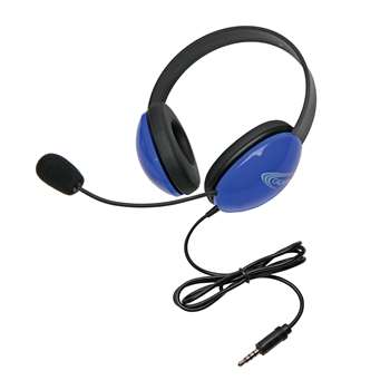 Headsets with Single 35Mm Plugs Blue Listening 1St, CAF2800BLT