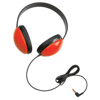 Listening First Stereo Headphones Red By Califone International