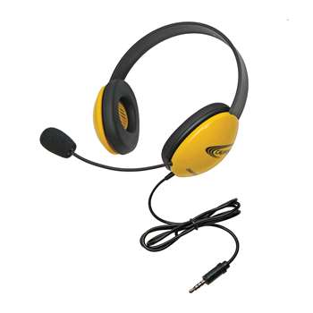 Headsets with Single 35Mm Plugs Ylw Listening 1St, CAF2800YLT