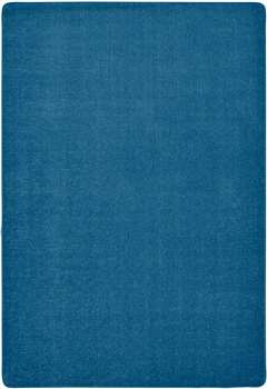 Mt St Helens Solids Marine Blue Rectangle 6'x9' Carpet, Rugs For Kids