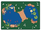 The Pond Rectangle 5'10"x8'4" Carpet, Rugs For Kids