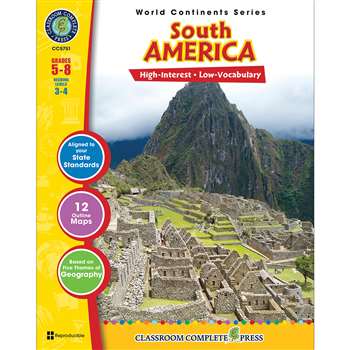 World Continents Series South America By Classroom Complete