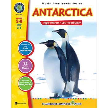 World Continents Series Antarctica By Classroom Complete