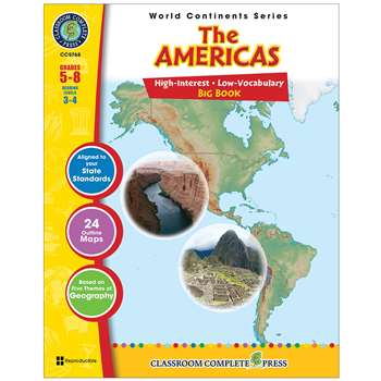 World Continents Series The Americas Big Book By Classroom Complete