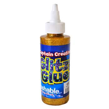 Captain Creative Glitzy Glue Gold 4 Oz, CCR2466