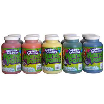 Captain Creative 16Oz 9/Set Hand Paint Washable By Certified Color