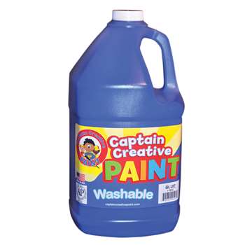 Captain Creative Blue Gallon Washable Paint By Certified Color