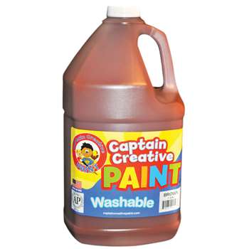 Captain Creative Brown Gallon Washable Paint By Certified Color