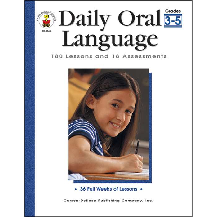 Daily Oral Language Gr 3-5 By Carson Dellosa