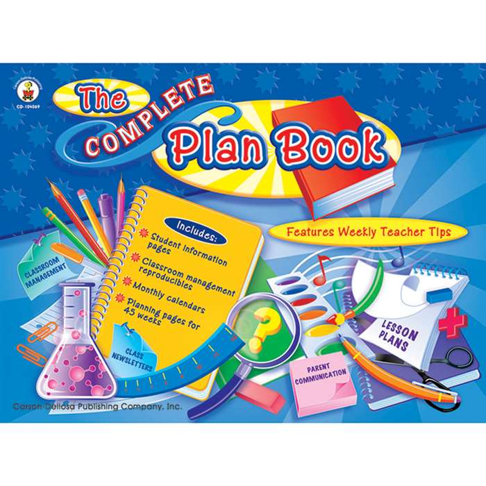 The Complete Plan Book By Carson Dellosa