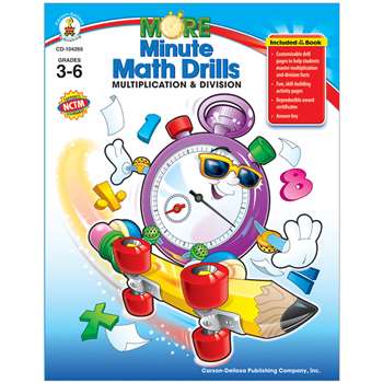 Minute Math Drills Multiplication Division By Carson Dellosa