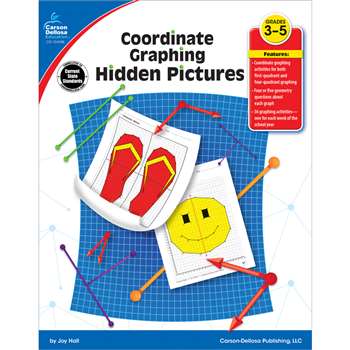 Coordinate Graphing Hidden Pictures Gr 3-5 By Carson Dellosa