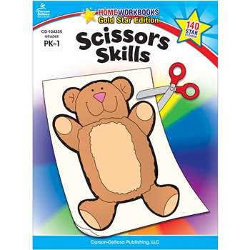 Scissors Skills Home Workbook Gr Pk-1 By Carson Dellosa