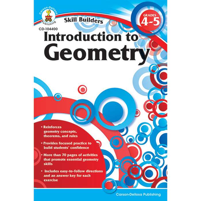 Skill Builders Introduction To Geometry By Carson Dellosa