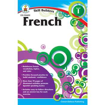 Skill Builders French Level 1 Gr K-5 By Carson Dellosa