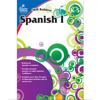 Skill Builders Spanish Level 1 Gr K-5 By Carson Dellosa