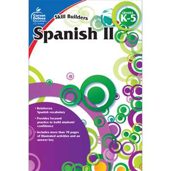 Skill Builders Spanish Level 2 Gr K-5 By Carson Dellosa