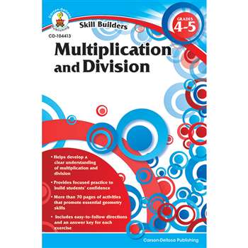 Skill Builders Multiplication & Divison By Carson Dellosa