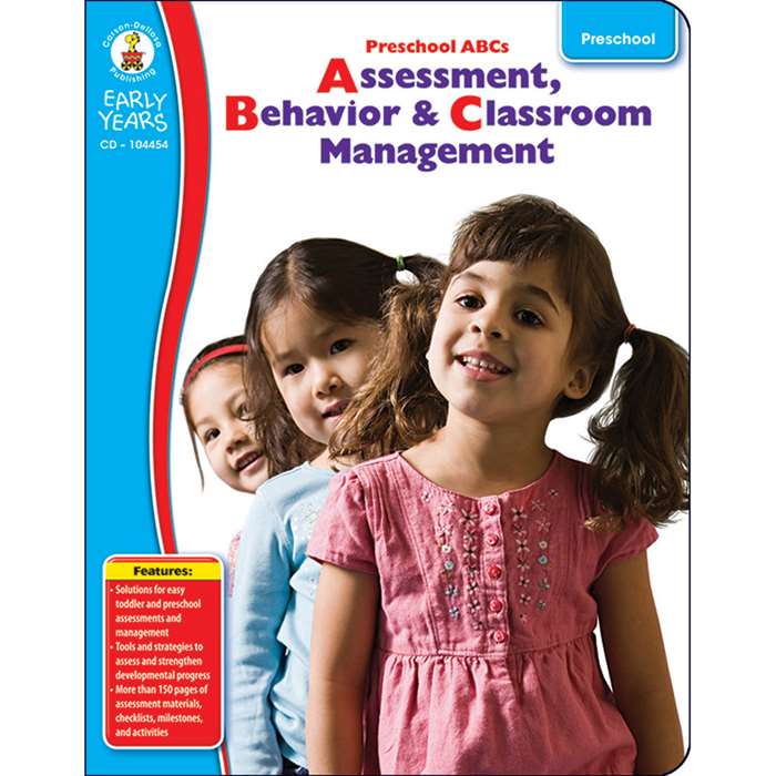 Early Years Pk Abcs Assessment Behavior & Classroom Management By Carson Dellosa