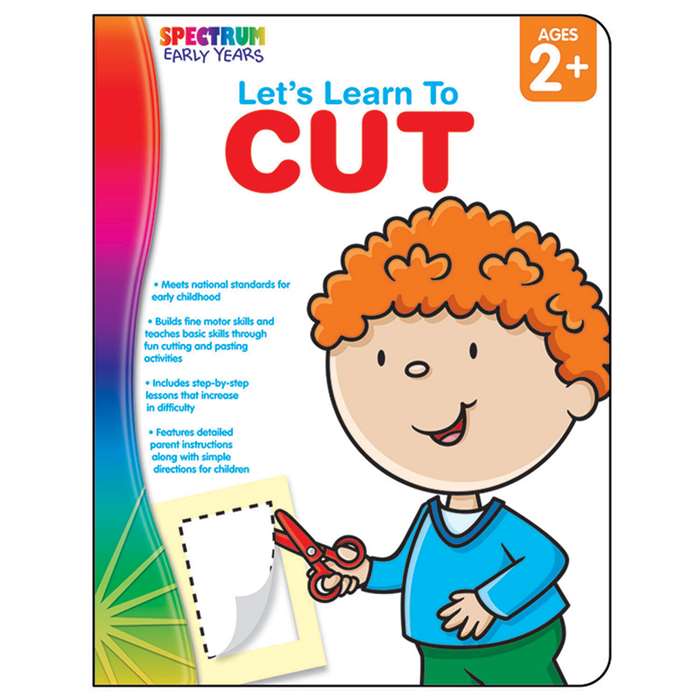 Lets Learn To Cut Spectrum Early Years By Carson Dellosa