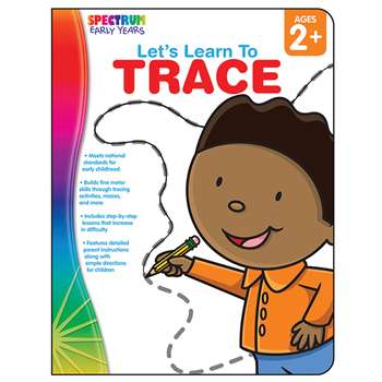 Lets Learn To Trace Spectrum Early Years By Carson Dellosa