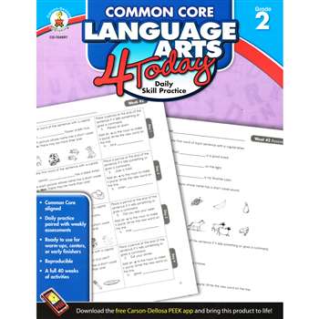 Language Arts 4 Today Gr 2 By Carson Dellosa