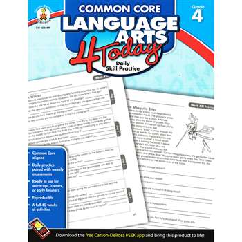 Language Arts 4 Today Gr 4 By Carson Dellosa