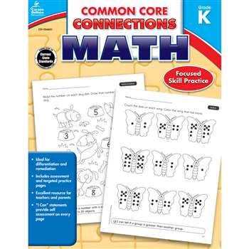 Shop Math Gr K Common Core Connections - Cd-104601 By Carson Dellosa
