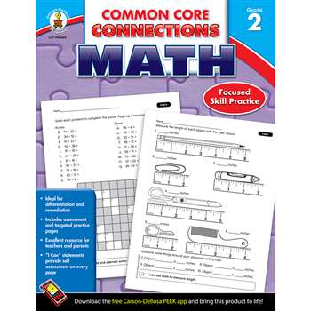 Shop Math Gr 2 Common Core Connections - Cd-104603 By Carson Dellosa