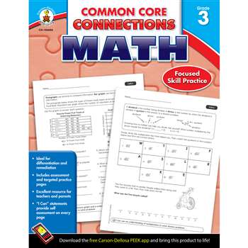 Shop Math Gr 3 Common Core Connections - Cd-104604 By Carson Dellosa