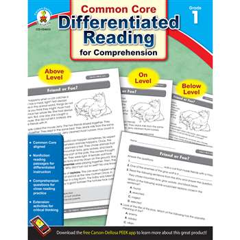 Shop Book 1 Differentiated Reading For Comprehension - Cd-104613 By Carson Dellosa